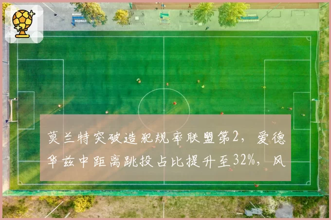 莫兰特突破造犯规率联盟第2,爱德华兹中距离跳投占比提升至32%,风格转型