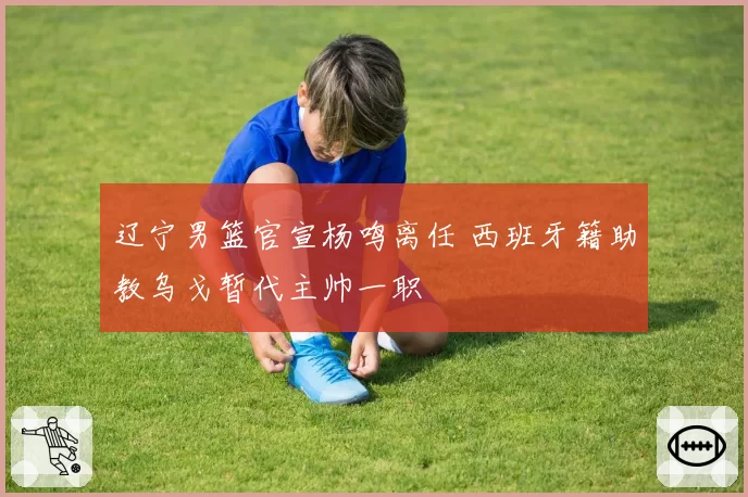 辽宁男篮官宣杨鸣离任 西班牙籍助教乌戈暂代主帅一职